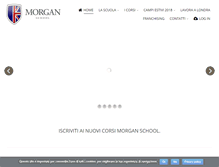 Tablet Screenshot of morganschool.it
